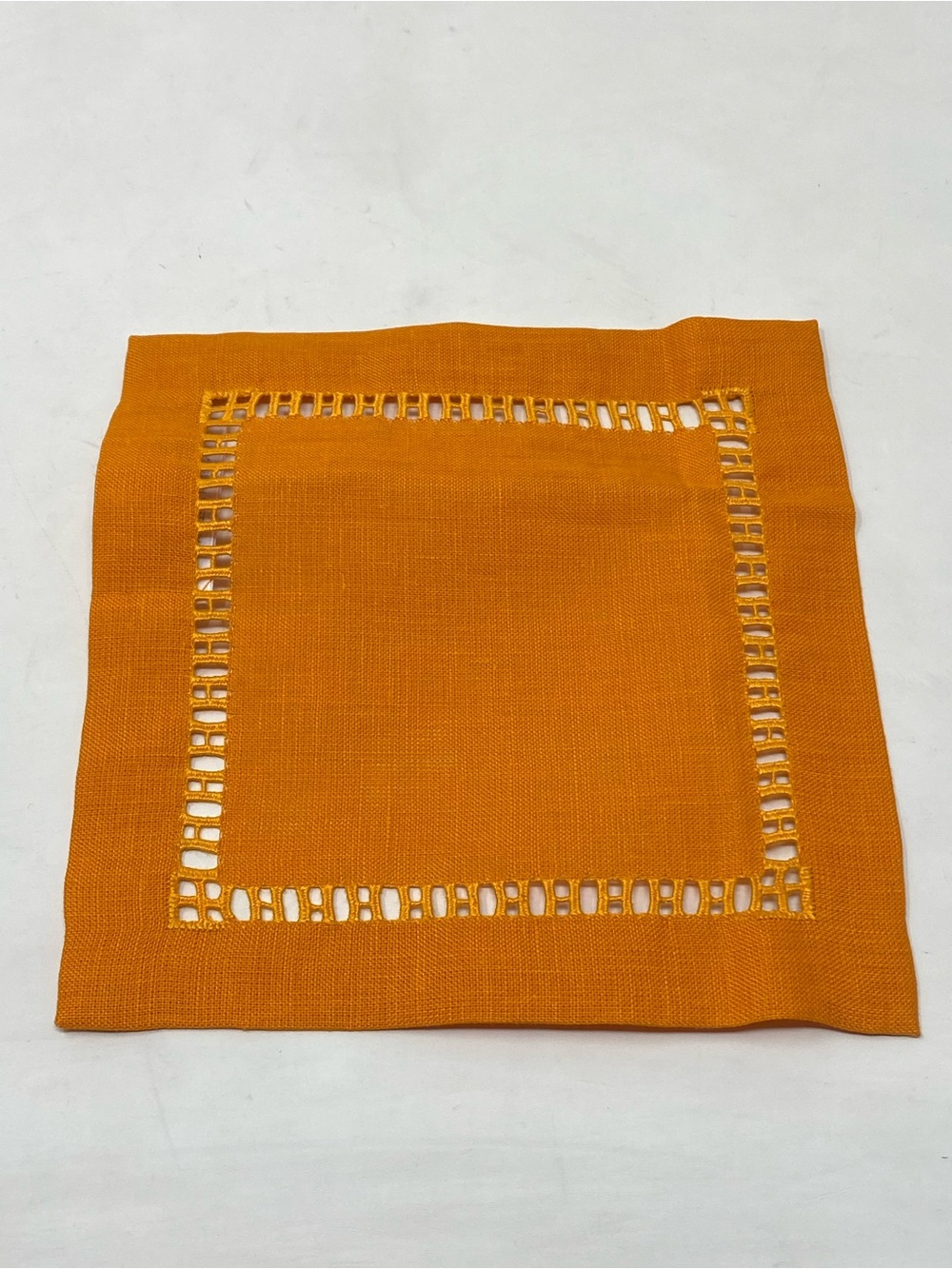 Hermes Linen Cocktail Coaster Napkin